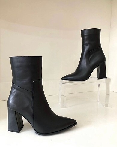 Mango İtalyan Model Hakiki Deri Bot
