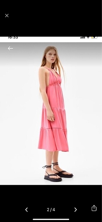 BERSHKA ELBISE - Görsel 3