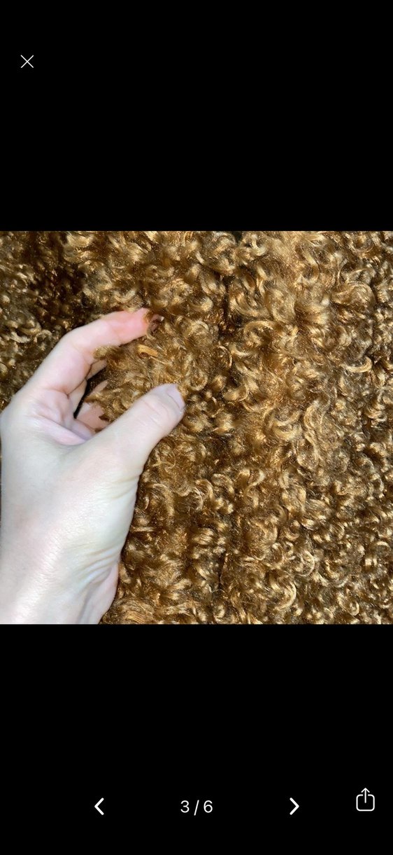 ZARA Kahverengi Kürklü Midi Kadın Yün Ceket - Görsel 4