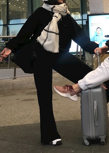 ZARA Siyah Fermuarlı Kadın Polar Ceket - Görsel 9