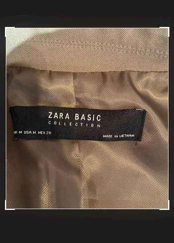 Bej Süet Düğmeli Kadın Blazer Ceket - Görsel 4