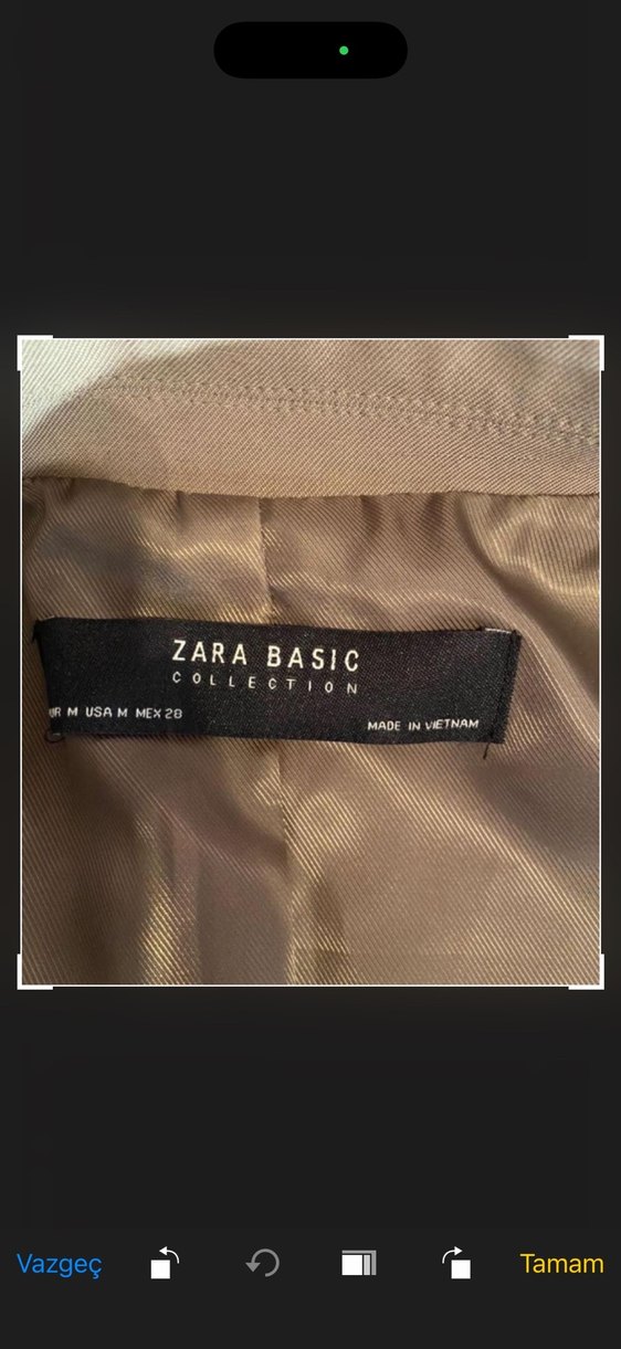 Bej Süet Düğmeli Kadın Blazer Ceket - Görsel 4