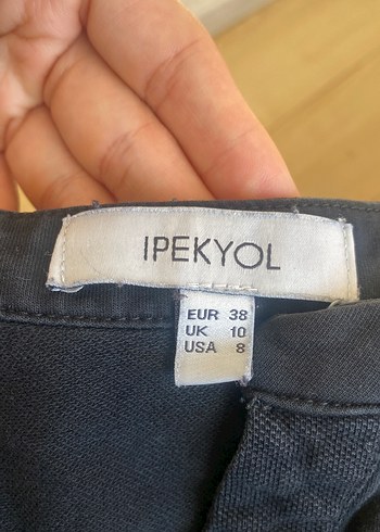 ipekyol Siyah Duz Elbise