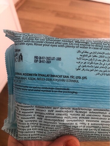 Diğer 25 adet makyaj temizleme mendili