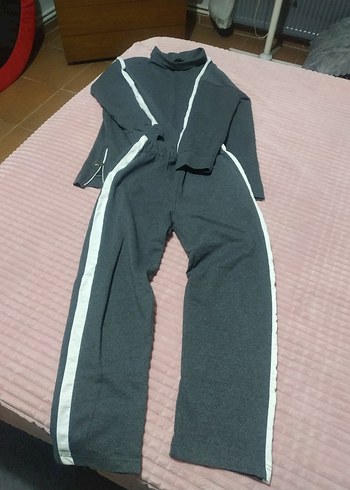 şerit detaylı eşofman takımı - Görsel 2