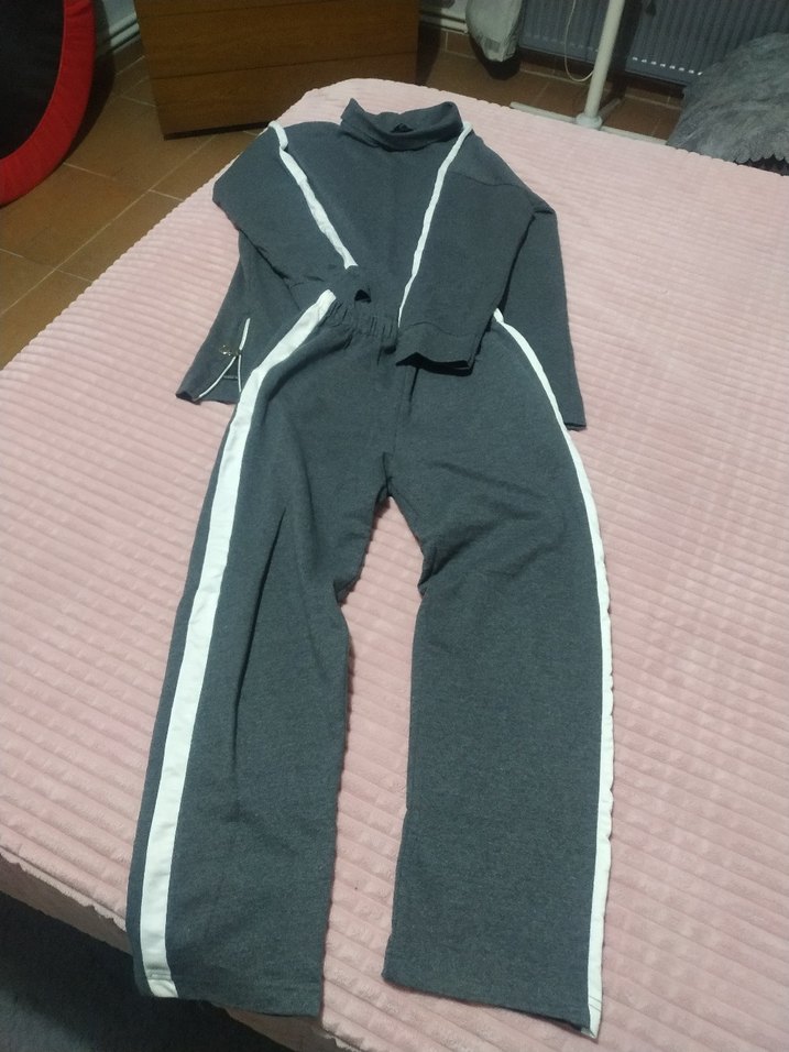 şerit detaylı eşofman takımı - Görsel 2