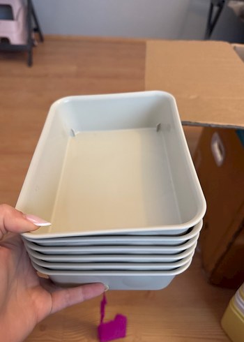  Beden Gri Plastik Saklama Kabı ıkea marka