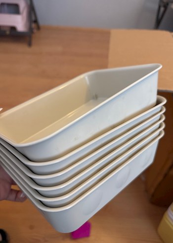  Beden beyaz Renk Gri Plastik Saklama Kabı ıkea marka