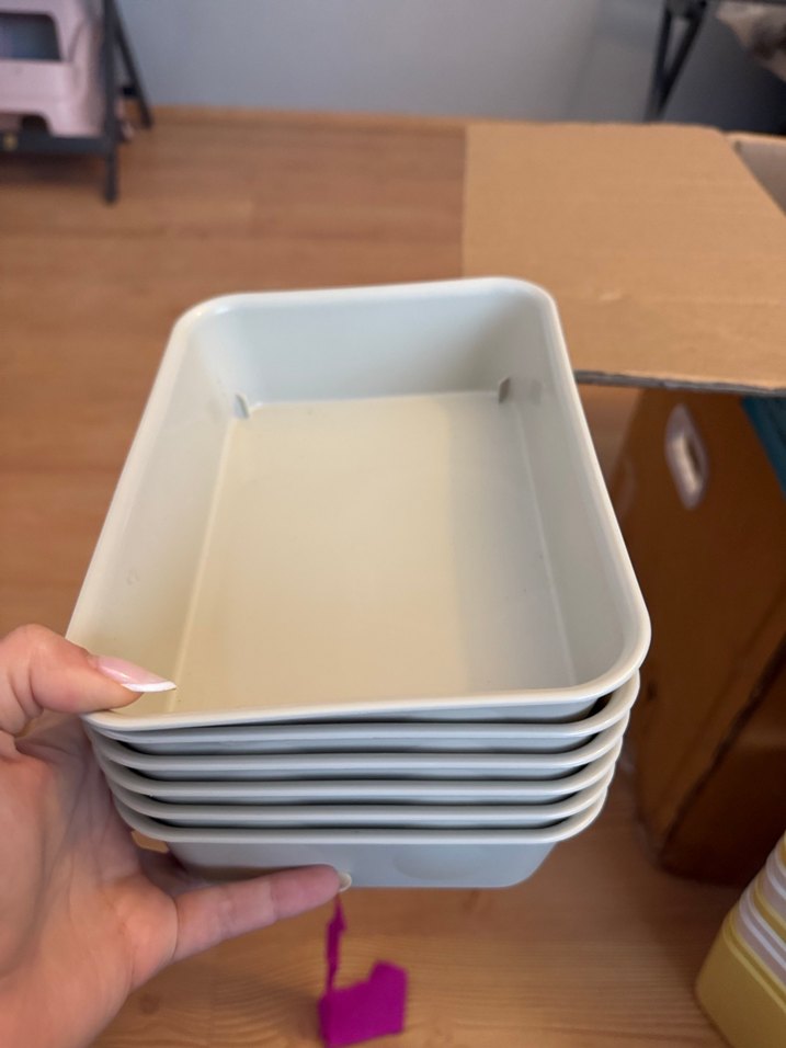 Gri Plastik Saklama Kabı ıkea marka - Görsel 2