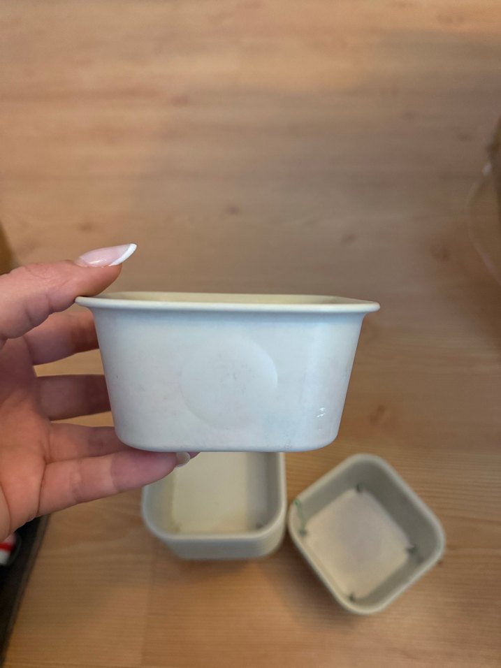 Pastel Beyaz Kare Kap - Görsel 2