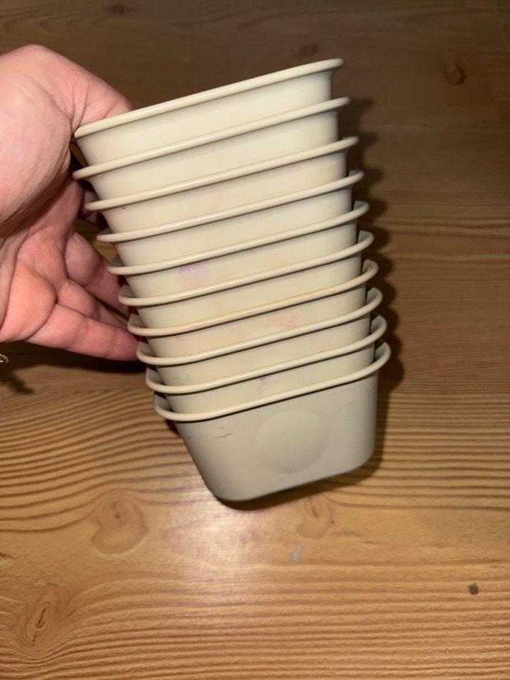 Pastel Beyaz Kare Kap - Görsel 3