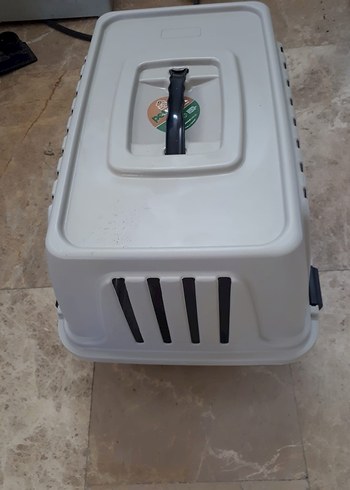 Gri Kapılı Beyaz Taşıma Kafesi - Görsel 3