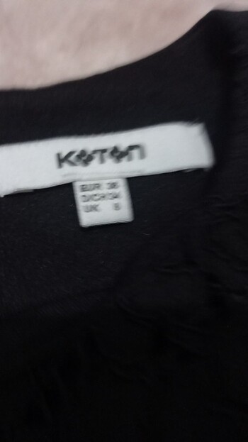 Koton siyah elbise