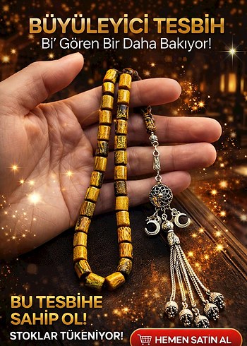 Sedefli Galalit Tesbih