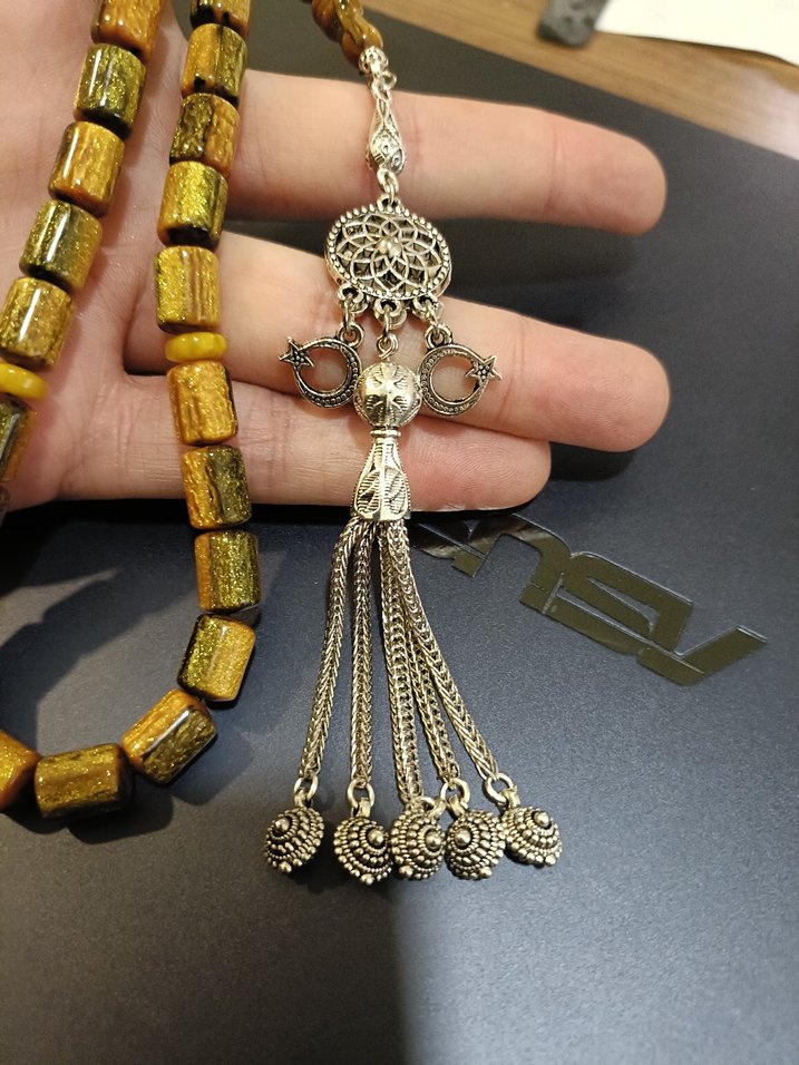 Sedefli Galalit Tesbih - Görsel 3