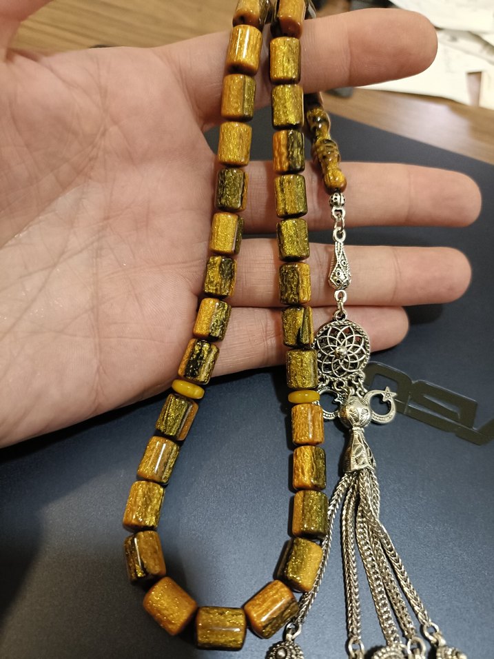 Sedefli Galalit Tesbih - Görsel 5