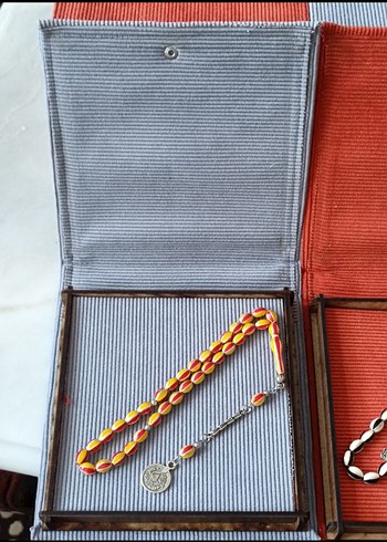 Ahşap Tesbih Takı Seti Kutusu - Görsel 3