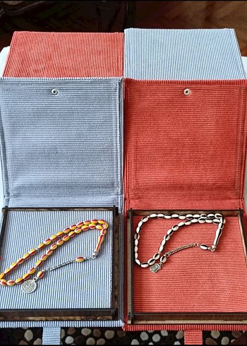 Ahşap Tesbih Takı Seti Kutusu