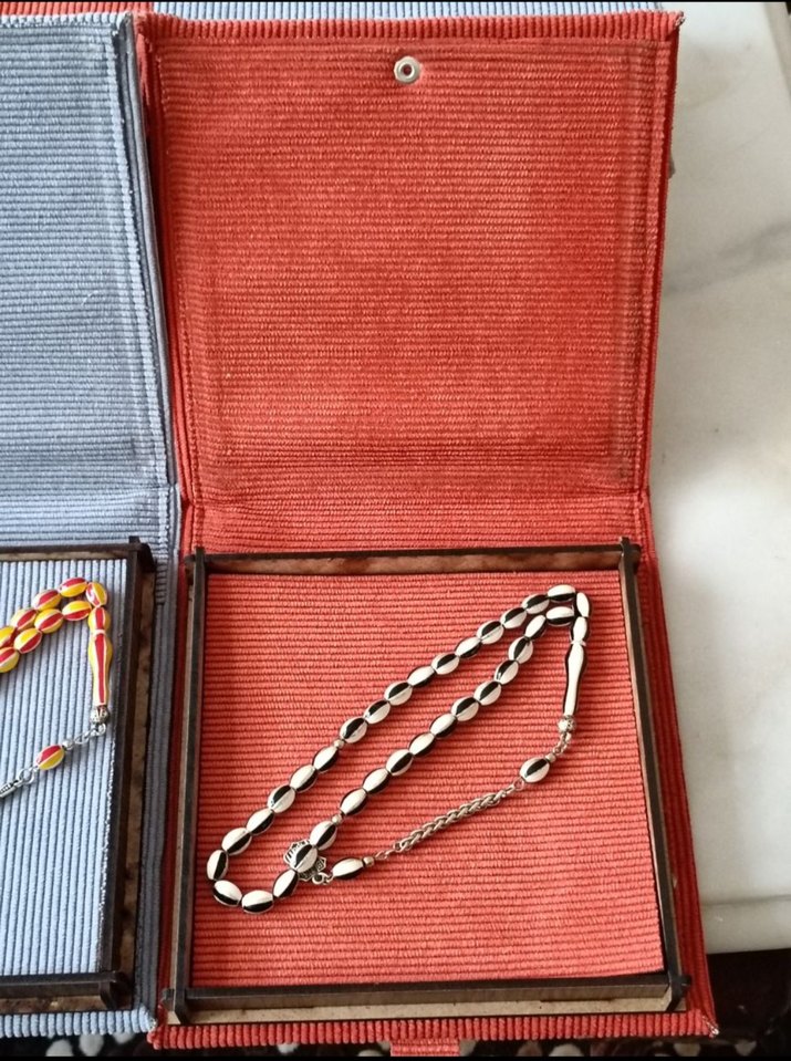 Ahşap Tesbih Takı Seti Kutusu - Görsel 4