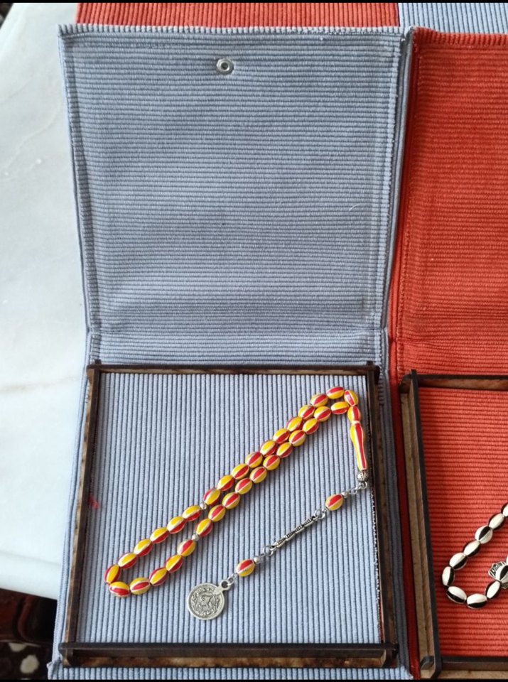 Ahşap Tesbih Takı Seti Kutusu - Görsel 3