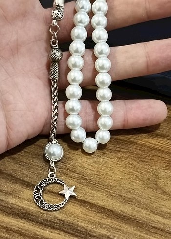 İnci Tesbih ve Akrepli Anahtarlık - Görsel 4