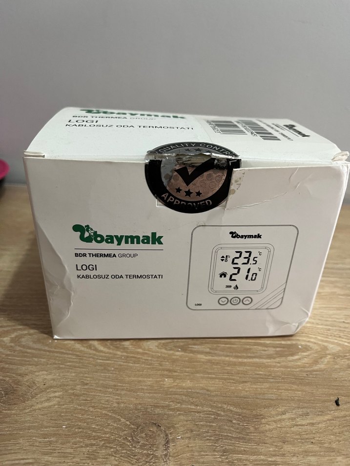 Baymak Kablosuz Oda Termostatı LOGI - Görsel 4