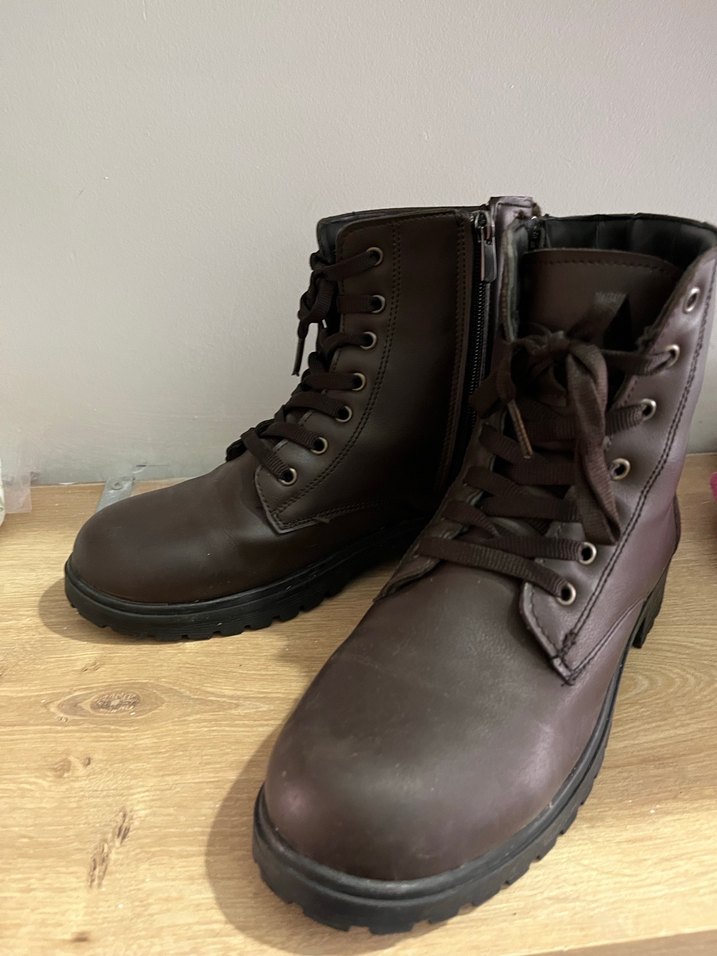 Polaris Kahverengi Deri Biker Bot - Görsel 2