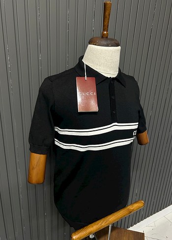s Beden GUCCİ S BEDEN Siyah Erkek Polo Tişört