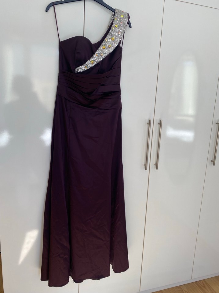 Drapeli Uzun Abiye Elbise - Görsel 2