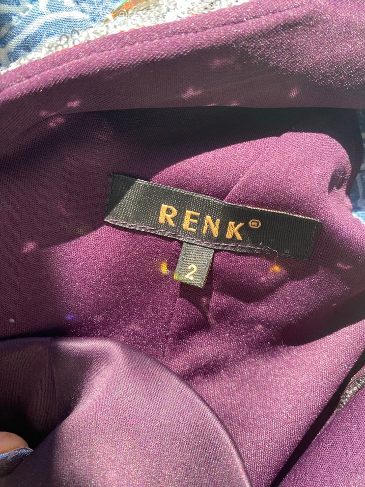 Drapeli Uzun Abiye Elbise - Görsel 5