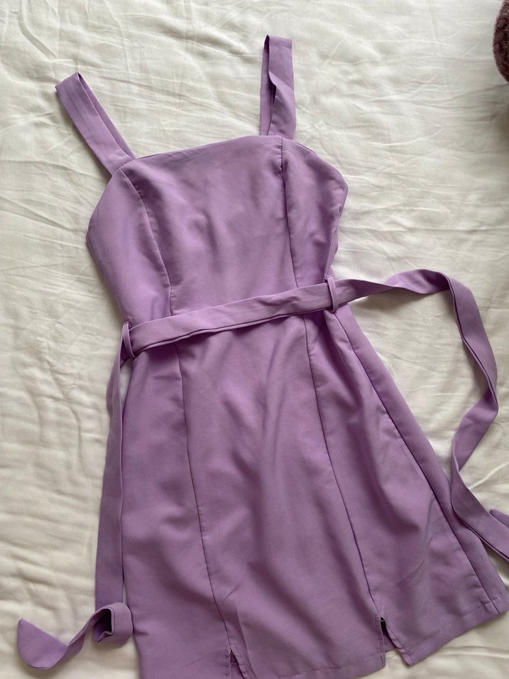 Trendyolmilla Lila Elbise - Görsel 5