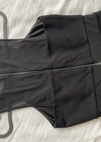 Siyah Mini Elbise - Görsel 5