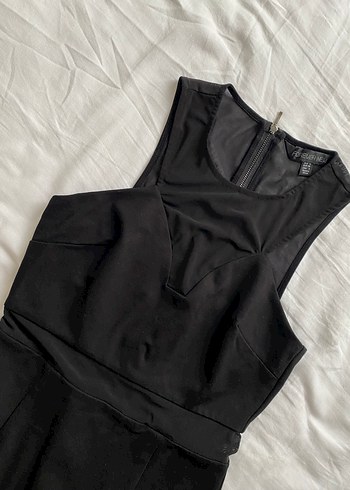 Siyah Mini Elbise - Görsel 3