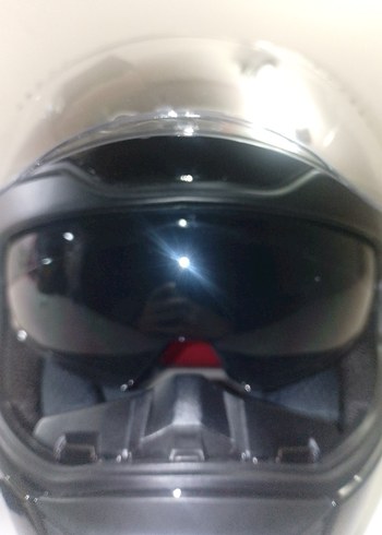 Kilitli Siyah Biker Motosiklet Kaskı - Görsel 5