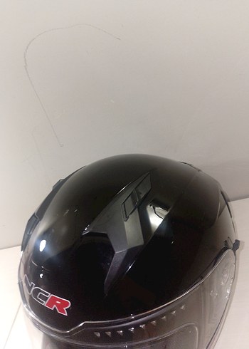 Kilitli Siyah Biker Motosiklet Kaskı - Görsel 8