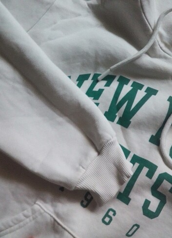 Beyaz sweatshirt kalın 