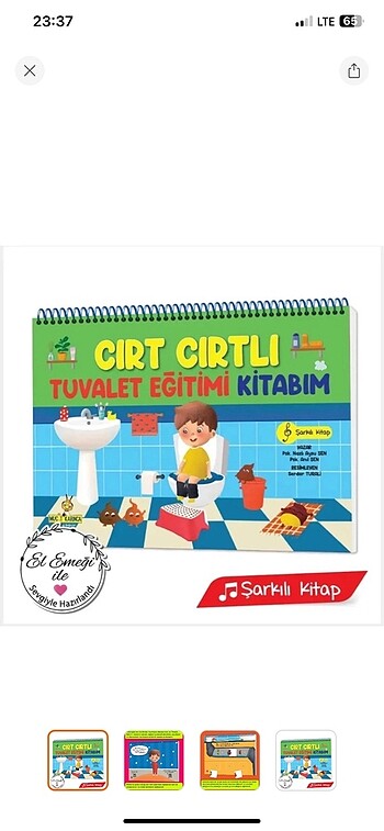 Cırt cırtlı tuvalet egıtımı