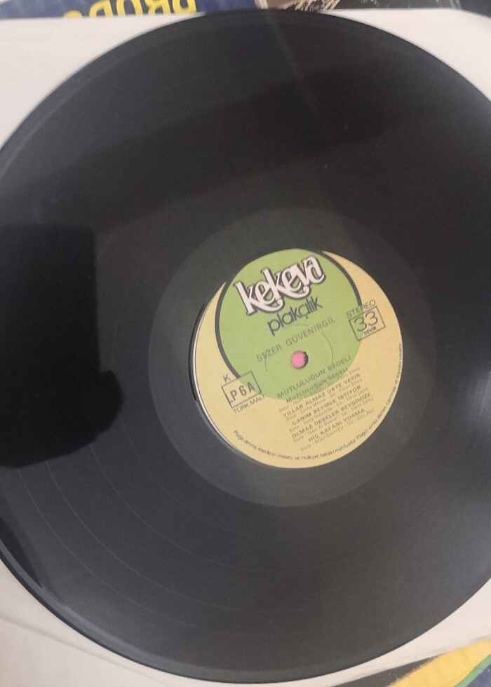 İki adet dönem 33'lük plak  - Görsel 5