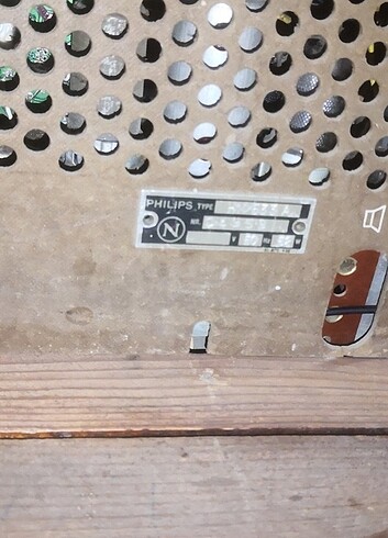 Philips HN532 1950 radyo pikap  - Görsel 9