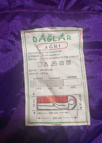 Mumya tipi uyku tulumu - Görsel 2