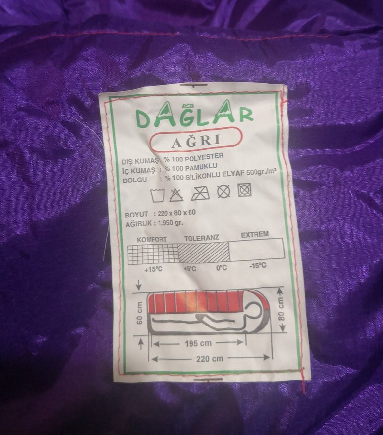 Mumya tipi uyku tulumu - Görsel 2