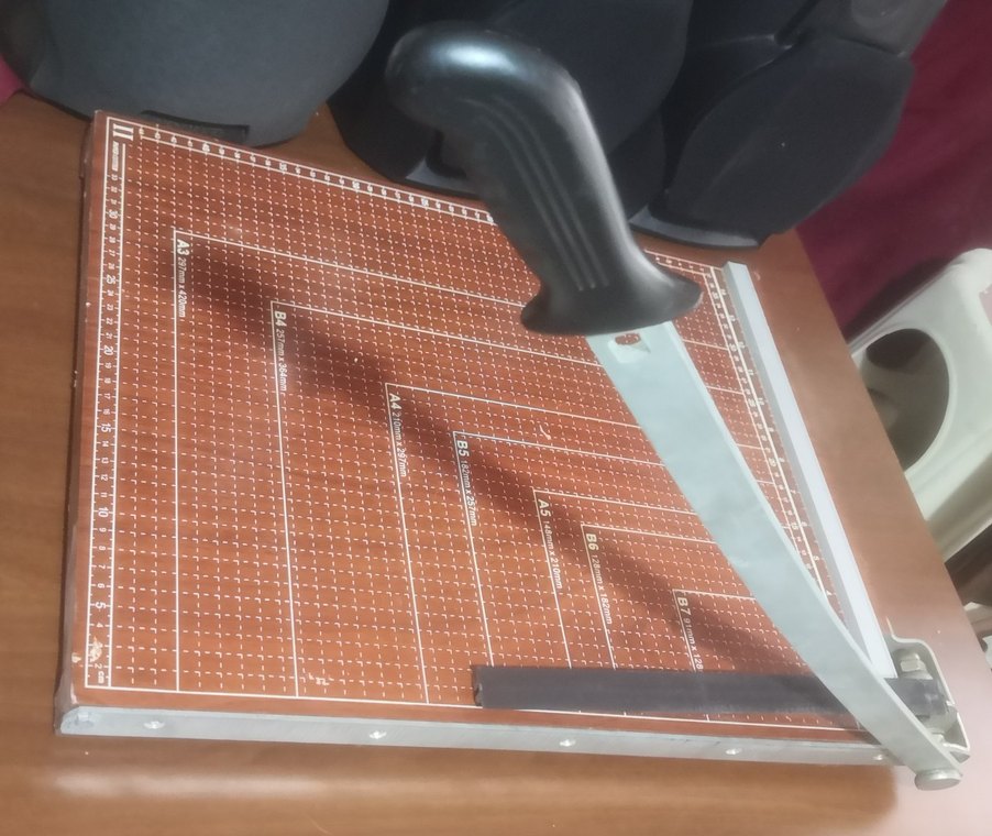 Büyük boy kağıt kesme giyotin - Görsel 2