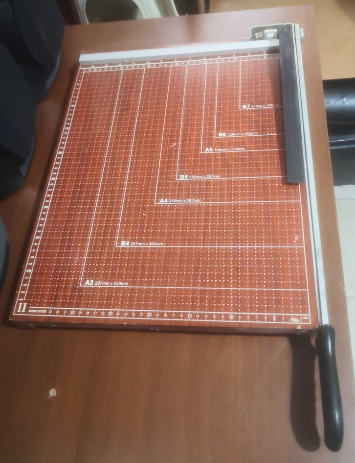 Büyük boy kağıt kesme giyotin - Görsel 3