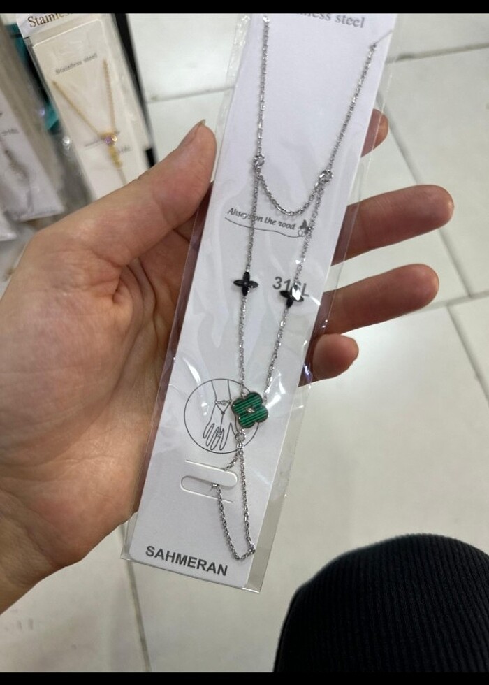 ÇELİK RENKLİ ZARİF TAŞLI ŞAHMERANLAR  - Görsel 3