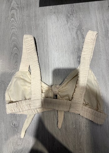 Bohem Tarz Mini Beyaz Örgü Sütyen - Görsel 3