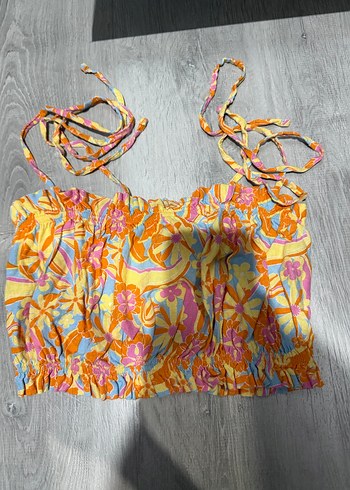 Çok Renkli Bohem Kız Bluzu - Görsel 2