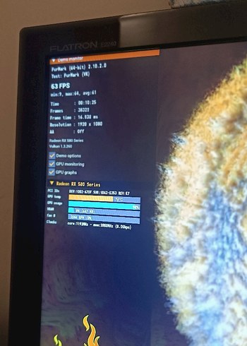 AMD Radeon RX 580 8GB Oyun Ekran Kartı - Görsel 2