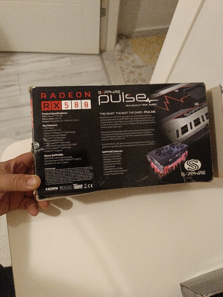 AMD Radeon RX 580 8GB Oyun Ekran Kartı - Görsel 5