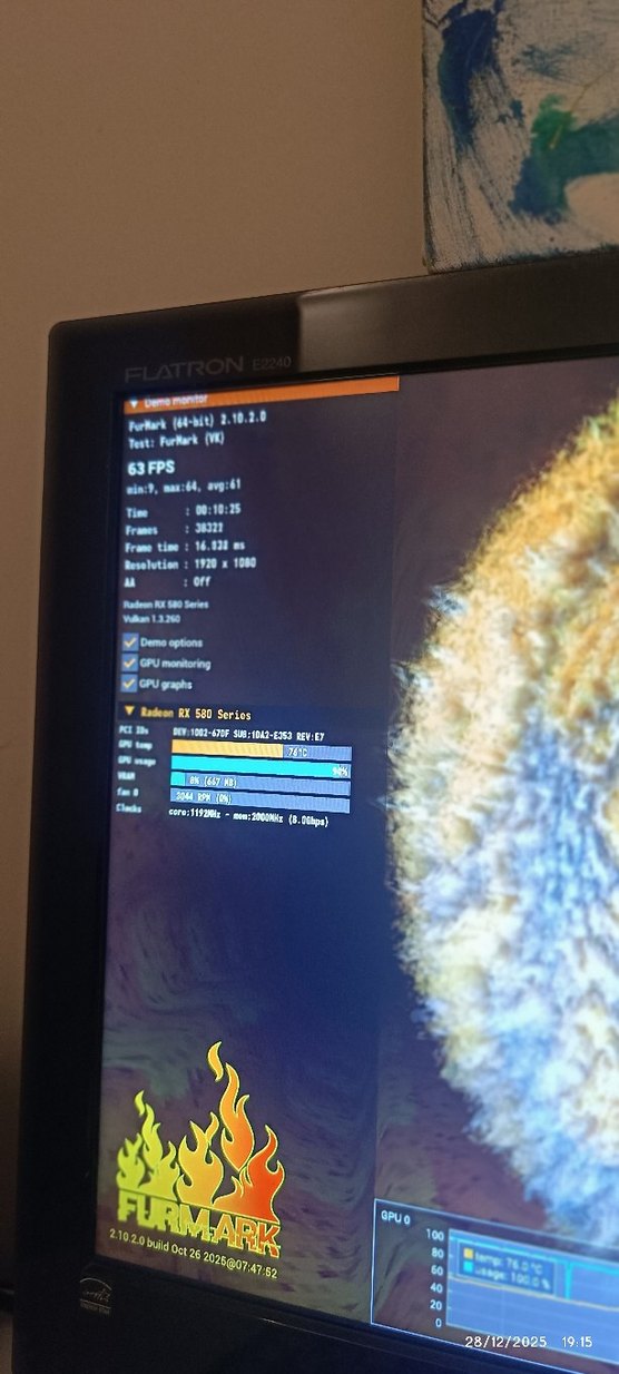 AMD Radeon RX 580 8GB Oyun Ekran Kartı - Görsel 2