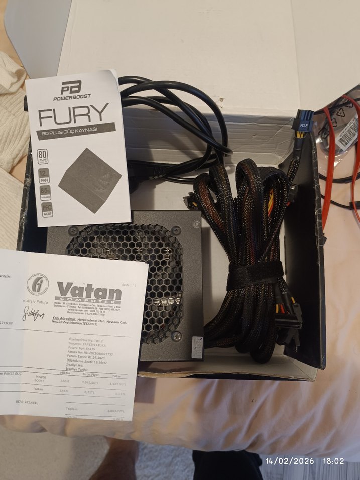 PowerBoost ELBR750W 80 Plus ATX Güç Kaynağı - Görsel 5